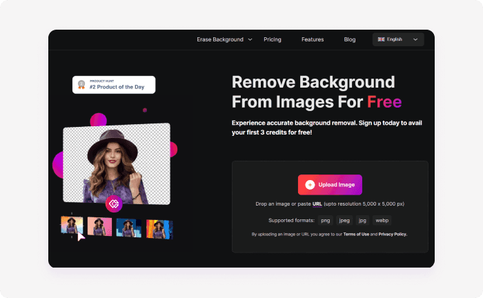 Erase.BG is one of best AI background removers 