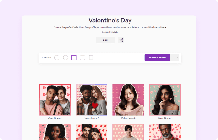 Valentine's Day PFP Templates